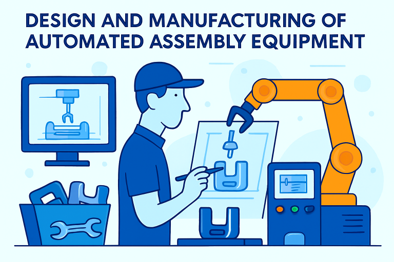 PROJETO E FABRICAÇÃO DE EQUIPAMENTOS DE MONTAGEM AUTOMATIZADA